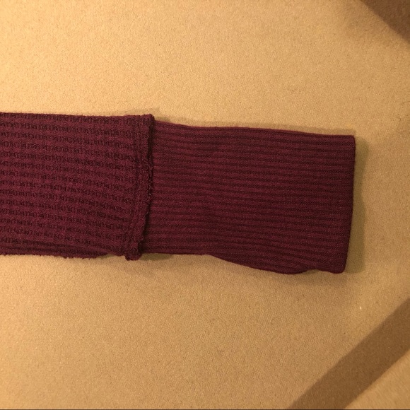 Free people Purple Thermal Tunic Top - Picture 7 of 8